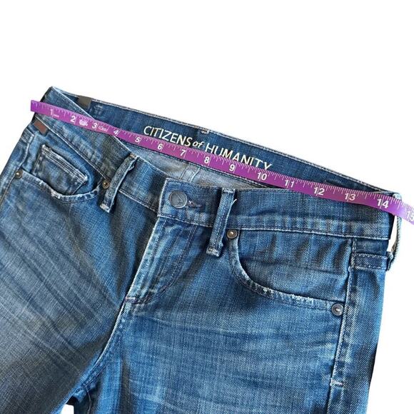 Citizens of Humanity Jeans Women’s Size 26 Blue Dita Petite Bootcut Leg Y2K 1173 - Picture 11 of 16